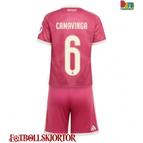 Real Madrid Eduardo Camavinga #6 Tredje Kläder Barn 2026-27 Kortärmad (+ Korta byxor)